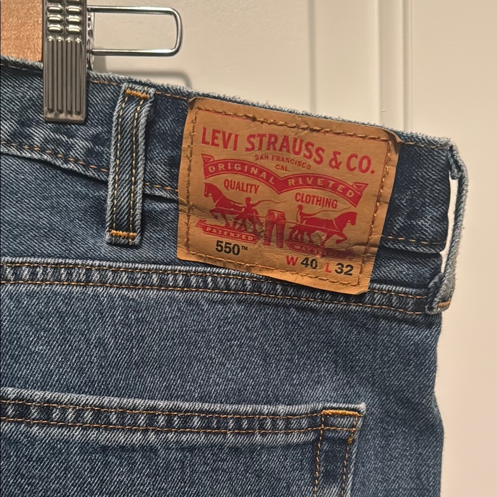 Levi's Blue Relaxed Jeans Classic Comfort